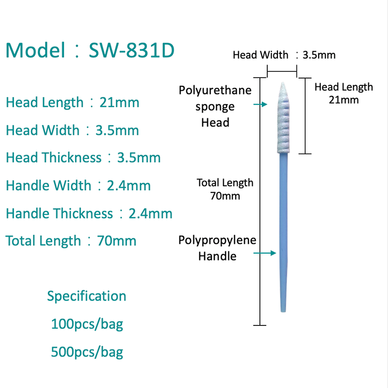 SW-831D Medium ściskane wacik gąbki o wysokiej chłonności